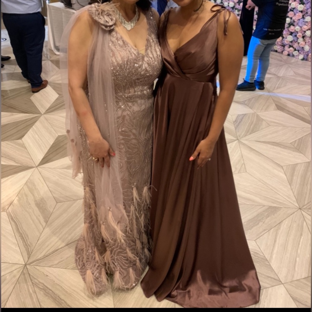 Satin dress - perfect for prom!